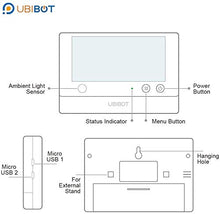 Load image into Gallery viewer, UbiBot Wireless Remote Smart Temperature Humidity Ambient light Sensor Wifi 24/7 Monitoring, Alerts &amp; History Data Logger Monitor from Anywhere, Anytime! IFTTT Notification (WS1 Pro WiFi &amp;Sim)
