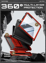 Load image into Gallery viewer, SUPCASE for Samsung Galaxy Z Flip 7 Case with Built-in Stand &amp; Belt-Clip (Unicorn Beetle Pro), [Hinge Protection] [Front Tempered Glass Screen Protector] Full Body Military-Grade Phone Cover, Ruddy
