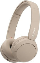 Load image into Gallery viewer, Sony WH-CH520 Wireless Headphones Bluetooth On-Ear Headset with Microphone, Cappuccino
