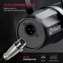 Load image into Gallery viewer, FDUCE XLR Dynamic Microphone for Vocal Recording, Podcasting, Gaming, Live Streaming&amp;Broadcasting, All Metal Cardioid Mic, Voice-Isolating Technology SL40X
