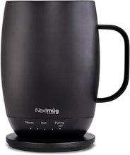 Load image into Gallery viewer, Nextmug Plus - Temperature-Controlled, Self-Heating Coffee Mug (Black - 18 oz.)
