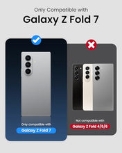 Load image into Gallery viewer, BXYJY for Samsung Galaxy Z Fold 7 Slim Case with S Pen Holder, Front Screen Protector, Hinge Protection, Support Wireless Charging, Rugged Full Cover, Protective Phone Case for Samsung Z Fold7, Black
