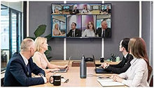 Load image into Gallery viewer, KanDao Meeting Pro 360-degree Video Conference Camera with Microphones and Speakers, AI Tracking, Smart Zooming, Automatic Focus, 4-in-one Standalone Meeting Room Camera System, Wi-fi/HDMI/USB
