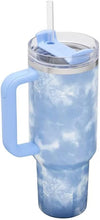 Load image into Gallery viewer, STANLEY Adventure Quencher Travel Tumbler 40 oz - Ocean Blue Tie Dye
