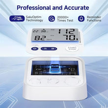 Load image into Gallery viewer, Ovutek Blood Pressure Monitors for Home Use Upper Arm FSA HSA Eligible, 8.7"-16.5" BP Cuff with 245 Sets for 3 Users, Large Display Automatic Digital Blood Pressure Machine with Batteries
