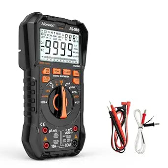 Multimeter Digital Multimeter, 9999 Counts DC AC Voltmeter and Ohm Volt Amp Tester, Auto-Ranging Fast Accurately Measures Voltage Current