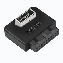 Load image into Gallery viewer, COMeap USB 3.2 Gen 1 to USB 3.2 Gen 2 Header Adapter, USB 3.1 Type-E Key-A to USB 3.0 20 Pin Header Converter for Type C Motherboard (Standard Type)
