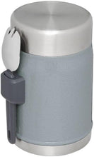Load image into Gallery viewer, Stanley Classic Legendary Classic Food Jar + Spork 14oz Hammertone Silver
