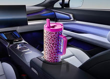 Load image into Gallery viewer, Meoky 40 oz Tumbler with Handle and Flip Straw, 100% Leakproof Tumbler with Lid and Straw, Stainless Steel Insulated Cup, Cupholder Friendly, Keeps Cold for 34 Hours (Celebration)
