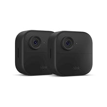 Load image into Gallery viewer, Blink Outdoor 4 - Wireless smart security camera, two-year battery, 1080p HD day and infrared night live view, two-way talk - 2 camera system
