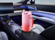 Load image into Gallery viewer, Meoky 40 oz Tumbler with Handle and Flip Straw, 100% Leakproof Tumbler with Lid and Straw, Stainless Steel Insulated Cup, Cupholder Friendly, Keeps Cold for 34 Hours (Flamingo)
