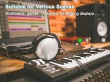 Load image into Gallery viewer, FlyroadUp 3.5mm Aux + RCA L/R Audio Splitter 1 in 4 Out Stereo Analog Audio Distributor Box
