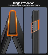 Load image into Gallery viewer, MAKAVO Slim Thin for Samsung Galaxy Z Fold 7 Case, Built-in Outer Screen Protector, Hinge Protection, Fold7 Full Body Hard Shockproof Phone Cover, Black
