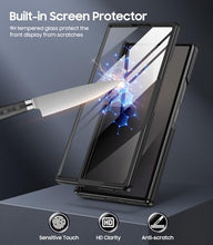 Load image into Gallery viewer, MAKAVO Slim Thin for Samsung Galaxy Z Fold 7 Case, Built-in Outer Screen Protector, Hinge Protection, Fold7 Full Body Hard Shockproof Phone Cover, Black
