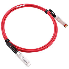 Load image into Gallery viewer, [Red Colored] 3m 10G SFP+ DAC Twinax Cable, 10Gbase-CU SFP+ Passive Copper Cable, Compatible for Cisco SFP-H10GB-CU3M, Ubiquiti, Juniper, Mellanox, Mikrotik, Netgear, Supermicro, Open Source Switches
