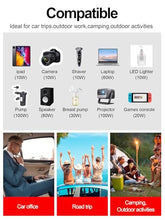 Load image into Gallery viewer, YSOLX 600W Power Inverter, DC 12V to 110V AC Car Inverter with Dual USB C/A Fast Car Charger Adapter(Updated)
