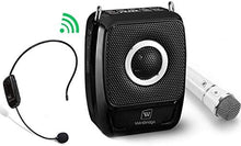 Load image into Gallery viewer, W WINBRIDGE S92 Pro Portable PA System -25W Bluetooth Speaker with Dual Wireless Microphones, Wireless Voice Amplifier with Headset Mic and Handheld Mic for Presentations, Teaching, Karaoke
