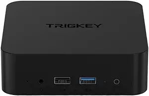 TRIGKEY Mini PC K-N95, Intel Alder Lake N95(up to 3.4GHz, 4C/4T), 16GB DDR4 RAM 500GB M.2 SSD, Mini Desktop PC Computer Support Max 4K 60Hz Dual HDMI Display/USB3.2 *3/WiFi5/BT5, Home/Office/Education