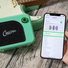 Load image into Gallery viewer, MOOER GTRS Guitar Amp Bluetooth 5W, Mini Practice Amplifier Portable with Chargble Batteries, 1/4” Input Jack, Bluetooth Speaker for Audio Playback (Green)
