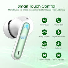 Load image into Gallery viewer, Wireless Earbuds, 2025 Bluetooth Headphones 5.3 HiFi Stereo Earphones, 40H Playtime in-Ear Earbud, Bluetooth Earbud with LED Power Display, IP7 Waterproof Earphones Sport Headset for Android iOS
