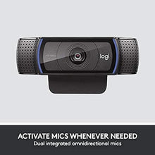 Load image into Gallery viewer, Logitech C920e HD 1080p Mic-Enabled Webcam, certified for Zoom, Microsoft Teams compatible, TAA Compliant + Litra Glow Premium LED Streaming Light with TrueSoft, adjustable monitor mount
