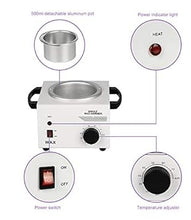 Load image into Gallery viewer, Single Pot Wax Warmer Professional Electric Wax Heater Machine Facial Skin SPA Equipment with Adjustable Temperature Set with Wood Craft Sticks?50 Pcs?

