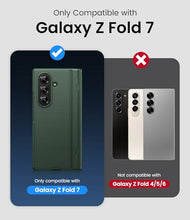 Load image into Gallery viewer, BXYJY for Samsung Galaxy Z Fold 7 Case Slim with Kickstand, Full Hinge Protection, Tempered Screen Protector, Shockproof Cover, Daily Drop Protective Phone Case for Samsung Galaxy Z Fold7 2025, Green
