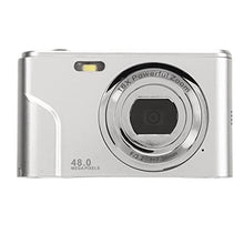 Load image into Gallery viewer, 48MP Digital Camera 16X Zoom, 1080P, 2.4 Inch Display, Compact Camera for Travel, Graduation, Wedding Ceremonies (Silver)_1
