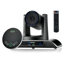 Load image into Gallery viewer, 4K Conference Room Camera System AI Auto-Tracking 4K PTZ Camera 3X Optical Zoom 93 Wide Angle USB3.0 HDMI Output and Wireless Bluetooth Speakerphone with Mics for Conferencing Worship Church Medical, Jet_1
