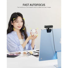 Load image into Gallery viewer, 4K UHD Ring Light Webcam for PC, 1080P Web Camera with Dual AI Noise-Cancelling Mics, Auto Light Correction, Privacy Cover, 73FOV, PDAF Autofocus, Privacy Cover, for Streaming, Conference, Zoom_229
