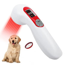 Load image into Gallery viewer, 5000mAh 5 * 808nm &amp; 10 * 650nm LLLT Cold Laser Therapy Device for Human/Vet, White_1
