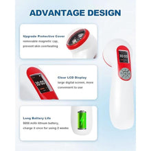 Load image into Gallery viewer, 5000mAh 5 * 808nm &amp; 10 * 650nm LLLT Cold Laser Therapy Device for Human/Vet, White_747
