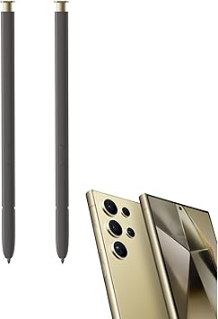 2 Pack S24 Ultra S Pen for Samsung Galaxy S24 Ultra S Pen Replacement, US Version, EJ-PS928BYEGUS, for Samsung Galaxy S24 Ultra Stylus Pen withoutBluetooth (Yellow Gold)