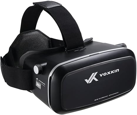 VR Headset Game System - High Definition Virtual Reality 3D Glasses for Kids and Adults - Optical Lens, Adjustable Strap - Compatible with iPhone and Android Phones (3.5