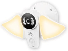 Load image into Gallery viewer, Outdoor Floodlight Camera 1 pack, WiFi 1080P Security Cam, PIR Motion Sensor Light with Siren Alarm, IP65 Waterproof, Colorful Night Vision, Dusk to Dawn, Two-Way Audio, 64GB MicroSD, Work with Alexa
