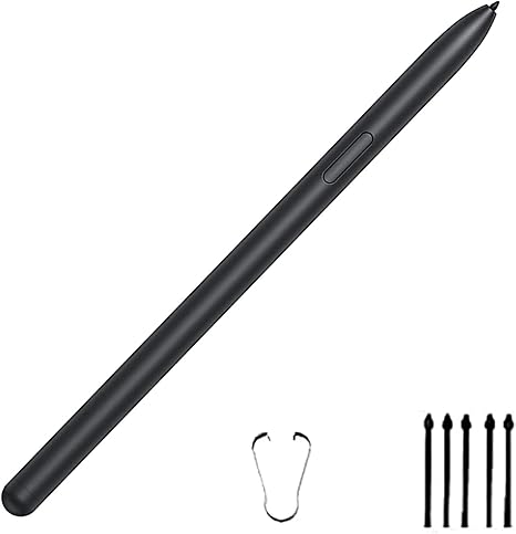 Mystic Black Tab S7 FE Pen for Samsung Galaxy Tab S7 FE S Pen Stylus Pen Replacement + Free 5 Tips for Samsung Galaxy Tab S7 FE Stylus S Pen