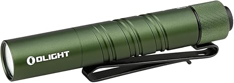 OLIGHT I3T 2 EOS Pocket EDC Flashlight, 200 Lumens Compact Bright Handheld Flashlights, Dual-Output Tail Switch Light with AAA Battery and Two-Way Pocket Clip for Camping and Hiking (OD Green)