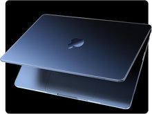 Load image into Gallery viewer, EooCoo [Ultra Thin Armor] Compatible with MacBook Air 13 inch 2024-2022 M3 M2 A3113 A2681, [100% Match Midnight] [Anti-Fingerprint], Air 13.6" Matte Protective Hard Case&amp;Keyboard Skin, Midnight Clear
