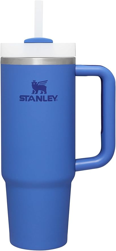 Stanley Quencher H2.0 FlowState Stainless Steel Vacuum Insulated Tumbler with Lid and Straw for Water, Iced Tea or Coffee, Smoothie and More, Iris, 30 oz