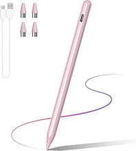 Load image into Gallery viewer, DRYMOKINI Stylus Pen, Active Stylus Pen Touch Screens Compatible for Android and iOS Tablet/Phones, Rechargeable Universal Stylus Pencil Compatible for A-pple/i-Pad/Phone Tablet, Pink
