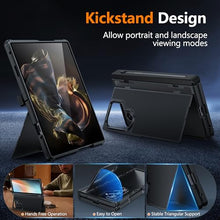 Load image into Gallery viewer, Oterkin Magnetic for Samsung Galaxy Z Fold 7 Case Built-in Screen Protector [Thinner S Pen Holder &amp; Kickstand] [Fit for MagSafe] [Hinge Protection] Full Body Shockproof Phone Case for Z Fold 7, Black
