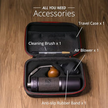 Load image into Gallery viewer, 1Zpresso J-Ultra Manual Coffee Grinder Iron Gray, Conical Burr, Foldable Handle, Magnet Catch Cup Capacity 40g, Numerical Adjustable Finely Setting, Faster Grinding Efficiency ideal for Espresso
