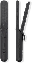 Load image into Gallery viewer, L&#39;ANGE HAIR Le Duo Standard 360° Airflow Styler | 2-in-1 Curling Wand &amp; Titanium Flat Iron Hair Straightener | Professional Hair Curler with Cooling Air Vents | Dual Voltage &amp; Adjustable Temp (Black)
