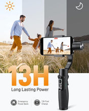 Load image into Gallery viewer, hohem iSteady Mobile Plus Gimbal Stabilizer for Smartphone, 3-Axis Phone Gimbal for Android and iPhone 15,14,13,12 PRO, Stabilizer for Video Recording with Ultra-Wide-Angle Mode, 600° Inception
