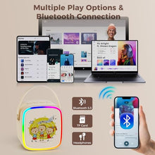 Load image into Gallery viewer, Karaoke Machine for Kids, Mini Karaoke Machine with Wireless Microphone for Home Party Singing, Kids Birthday Gifts Music Toys for Girls Boys Family, Portable Speaker for Music Playing
