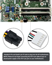 Load image into Gallery viewer, COMeap 24 pin to 6 pin Adapter HP ATX Power Cable Compatible with Z200 Z210 Z220 Z230 Z240 SFF MT TWR Series 4000 6005 8300, ProDesk 600 G1, EliteDesk 800 G1 13.3-inch (34cm)
