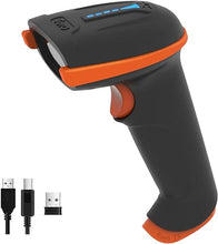 Load image into Gallery viewer, Tera Barcode Scanner Wireless 1D Laser Cordless Barcode Reader with Battery Level Indicator, Versatile 2 in 1 2.4Ghz Wireless and USB 2.0 Wired
