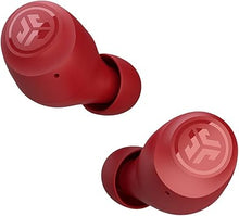 Load image into Gallery viewer, JLab Go Air Pop True Wireless Bluetooth Earbuds + Charging Case, Rose Red, Dual Connect, IPX4 Sweat Resistance, Bluetooth 5.1 Connection, 3 EQ Sound Settings Signature, Balanced, Bass Boost
