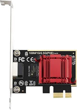 Load image into Gallery viewer, 2.5GBase-T PCIe Network Adapter RTL8125B 2500/1000/100Mbps PCI Express Gigabit Ethernet Card RJ45 LAN Controller Support PXE for Windows/Linux/MAC with Low Profile
