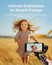 Load image into Gallery viewer, hohem iSteady Mobile Plus Gimbal Stabilizer for Smartphone, 3-Axis Phone Gimbal for Android and iPhone 15,14,13,12 PRO, Stabilizer for Video Recording with Ultra-Wide-Angle Mode, 600° Inception
